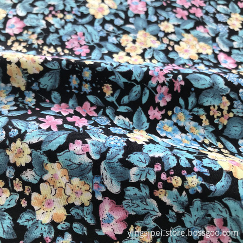 Wholesale Printed Woven Plain Floral Poplin Cotton Fabric